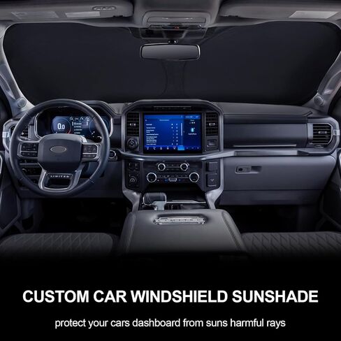 KMF Windshield Sun Shade Replacement for Honda HR-V Accessories 2023 2024 Sunshade Foldable Custom Fit HR-V Windshield Sun Visor Protector Block UV Rays in Kuwait