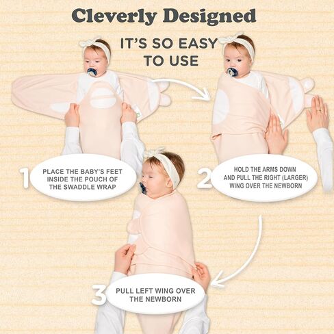 Preemie Swaddles 4-7 lbs - 3-Pack Premature Babies Swaddle Sleep Sack - Organic Cotton - Premature Infant Sleeping Sack - Easy Adjustable Baby Swaddle Blanket Wrap (Galaxy) in Kuwait