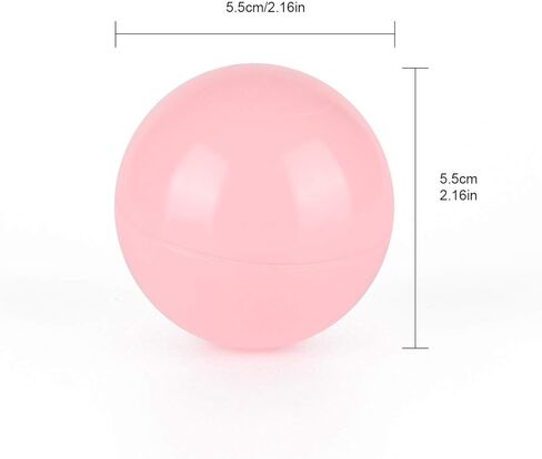 50 قطعة من كرات الكرات البلاستيكية من تريند بوكس، كرات محيطية خالية من مادة BPA للأطفال الصغار - 7 ألوان in Kuwait