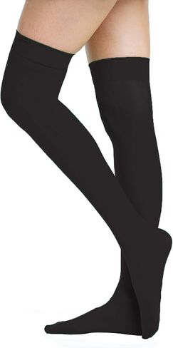 Lastclream Women Costume Thigh High Silk Stockings for Girls 80D Semi Opaque Over Knee Socks Cosplay Knee High Hosiery in Saudi Arabia