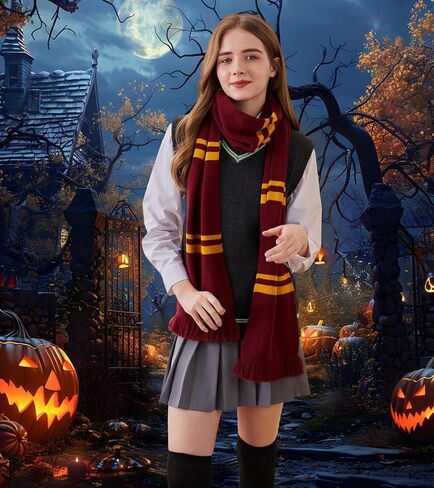 Focupaja Sweater Vest Knit V-Neck Sleeveless Pullover Halloween Cosplay Costumes Cardigan Vest Waistcoat Unisex Fall Winter in Kuwait