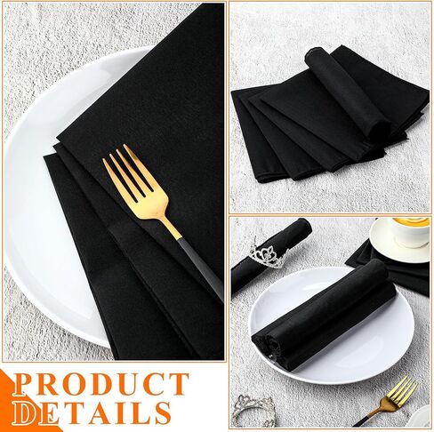 Leinuosen 100 Pack Men's Handkerchiefs Handkerchiefs Cotton Classic Hankies Pocket Square Towel for Tea Parties in Saudi Arabia