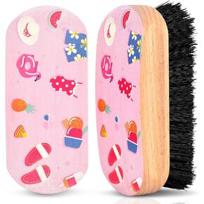 Sand Beach Cleaning Brush Sand Remover Brush Sand Removal Supplies Beach Gadgets Brush Board Beach Accessories Beach Must Haves for Beach Party Vacation Feet Water Sports Sandcastle (Pink Print)