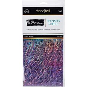 iCraft Deco Foil Transfer Sheets by Brutus Monroe 6" x 12" 10 Sheets Gold Static