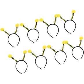 NUOBESTY 8pcs Bee Tentacle Headbands Bee Antenna Headband Set Honey Bee Costumes Headwear Headpiece Props for Cosplay Dress Party