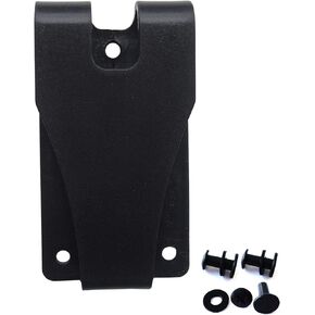 2 Sets Heavy Duty Kydex Leather Holster and Sheath Belt Loop Clips with Stainless Steel Chicago Screws