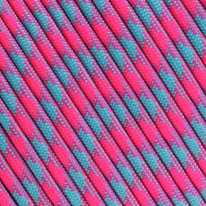 Parachute 550 Paracord Type III 7 Strand - (Cotton Candy, 100 Feet)