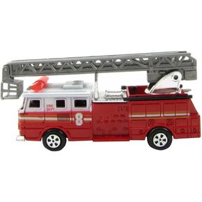 Treasure Gurus 1:87 Scale HO Gauge Fire Engine Ladder Truck Model Train Accessory Pencil Sharpener