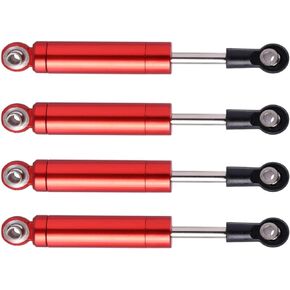 Cnc Machined Aluminum Front Rear Built In Spring Shocks for 1/18 Axial Utb18 Capra Trail Buggy Crawlers Oil Filled Type Shocks Absorber Damper Parts Titanium
