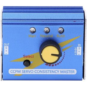 YWBL-WH Servo Tester 3CH Digital Multi Servo Tester RC Aluminum Shell Servo Tester ECS Consistency Speed Controler Checker for RC Planes & Helicopters Cars