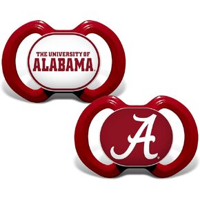 MasterPieces NCAA 2-Pack Pacifiers, One Size, Team Color
