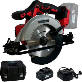 MechanicAnts منشار دائري لاسلكي 20 فولت 6-1/2 بوصة مع بطارية 4.0 أمبير وشاحن سريع، 4500 دورة في الدقيقة، محرك بدون فرش، شفرة واحدة in Kuwait