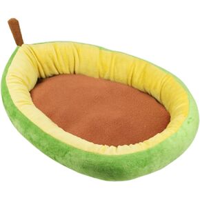 Winter Tent Pet Cat Hut- Pet Cushion Adorable Avocado Dog Bed Puppy Winter Warm Comfy Plush Stuffed Puppy