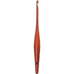 Ommi Ergonomic Handle Crochet Hooks | Handcrafted 6.7’’ Padauk Wood Crochet Hook | Knitting Needle, Craft Yarn Weave | Best Gift! (Padauk, 10 mm)