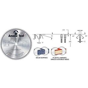 A.G.E. Series - Solid Surface 7-1/4" X 60T 5/8"B (MD7-608)