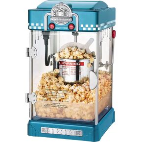 Great Northern Popcorn Company Little Bambino Popcorn Machines, Modern Gray, Red