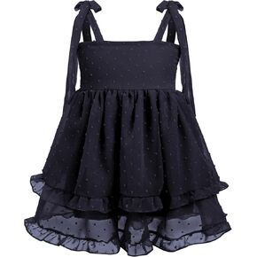 Toddler Baby Girl Summer Tulle Dress Floral Birthday Party Dress Wedding Flower Girl Princess Casual Sundress