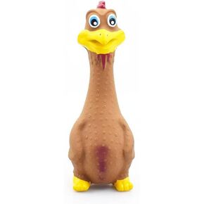 Pets Dog Toys Screaming Chicken Squeeze Sound Toy Dog Squeaker Chew Training Toy for Medium and Small Dogs (Black)