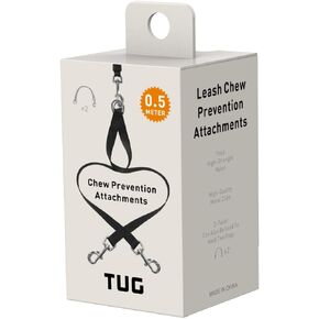 Anti-Chew Extension for Retractable Leashes (2 Pack); Can Also Be Used As A Dual Dog Leash Attachment/Leash Splitter for Walking Two Dogs