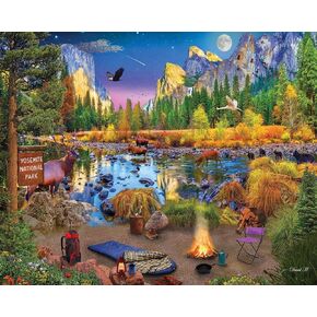 White Mountain Puzzles - Yosemite - 1000 Piece Jigsaw Puzzle