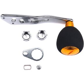 Fishing Reel Handle Aluminum Alloy Reel Power Handle Knob Fishing Reel Replacement Parts for Bait Casting Spinning Tackle Tools