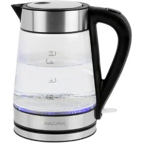 Kalorik 1.7L Rapid Boil Electric Kettle with Blue LED, in Stainless Steel (JK 46670 SS)