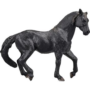 MOJO Andalusian Black Realistic Horse Toy Replica Hand Painted Figurine