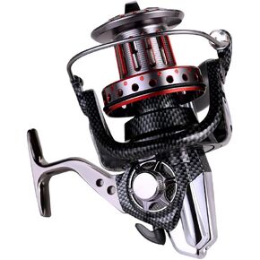 HiUmi Full Metal Body Big Spool Casting Spinning Fishing Reels 8000 9000 10000 11000 12000 PescaSaltwater Boat Rock Surf Fishing Reel