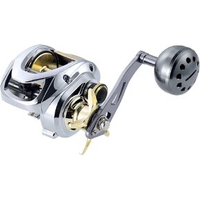 HAUT TON Scorpion King Baitcaster Fishing Reel,300 Series,Magnesium Alloy Frame Baitcasting Reel,10+1BB,7.2:1,35Lbs Drag Power,Saltwarer&Freshwater for Inshore&Offshore Fish