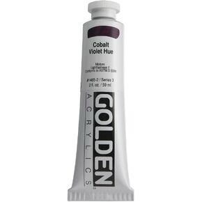 2 Oz Heavy Body Historical Hue Acrylic Paint Color: Cobalt Violet Hue