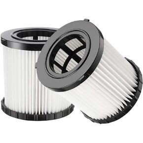 2 Pack DCV5801H Hepa Replacement Filter Compatible for DeWalt DCV580 DCV581H DeWalt DCV5801H Wet Dry Vacuum Replacement Filter Washable and Reusable (DCV5801H_2pcs)