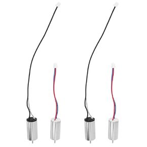 4Pcs 44000RPM Micro Brush Motor DC 3.7V Micro Coreless Brushed Motors 10x20mm Coreless Micro DC Motor for Robot Drone Airplane Model RC Toys
