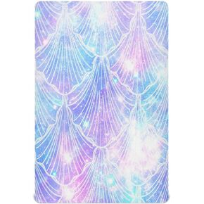 Kigai Mermaid Galaxy Crib Sheets for Boys or Girls,Soft and Breathable Crib Sheets 28x52 Inch