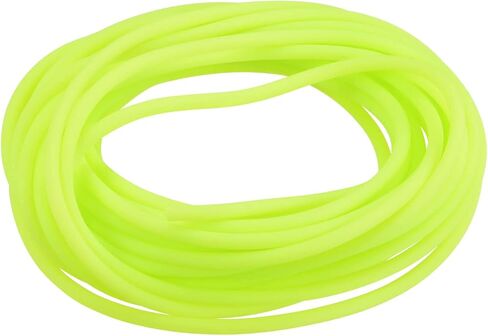 MECCANIXITY المطاط الحبل أنبوب 16ft 1/8 "ضياء 1/16" ثقب ضوء ارتفع الأحمر أنابيب جوفاء DIY بها بنفسك الحرفية الديكور القلائد سوار in Kuwait