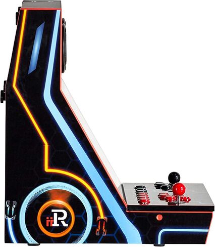 وحدة تحكم Bartop Arcade المتميزة بتصميم أصلي وذاكرة 64 جيجابايت مع مكتبة ألعاب قابلة للتوسيع، واي فاي، وبلوتوث، وأدوات تحكم تشبه Sanwa. محملة مسبقًا بـ 11 لعبة بما في ذلك Dragon's Lair وBeach Buggy Racing والمزيد! in Saudi Arabia