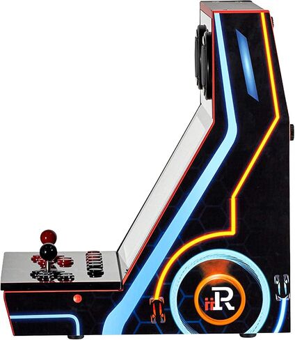 وحدة تحكم Bartop Arcade المتميزة بتصميم أصلي وذاكرة 64 جيجابايت مع مكتبة ألعاب قابلة للتوسيع، واي فاي، وبلوتوث، وأدوات تحكم تشبه Sanwa. محملة مسبقًا بـ 11 لعبة بما في ذلك Dragon's Lair وBeach Buggy Racing والمزيد! in Saudi Arabia