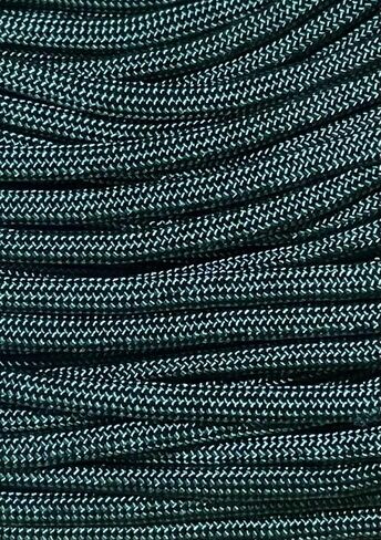 Type III Commercial 550 by 100' Made in The USA Survival Cord Parachute Outdoor Flags Sports Team Racing (Black Flag) in Saudi Arabia