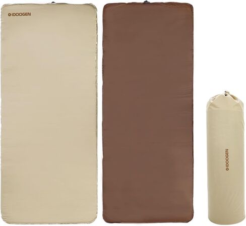 وسادة تخييم ذاتية النفخ بسمك 3.9 سم من IDOOGEN، وسادة نوم مع حزام إبزيم وحقيبة حمل - مثالية للتخييم وتخييم الشاحنات والمغامرات الخارجية والنزهات والاستخدام المكتبي - 78.7 × 29.9 × 3.9 in Kuwait