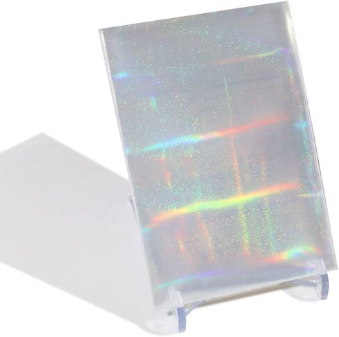 100 قطعة من حافظة بطاقات التحميل العلوية للبطاقات الرياضية الواقية من بيني لحماية جيب بطاقة التداول (65 × 90 مم، نقاط) in Kuwait