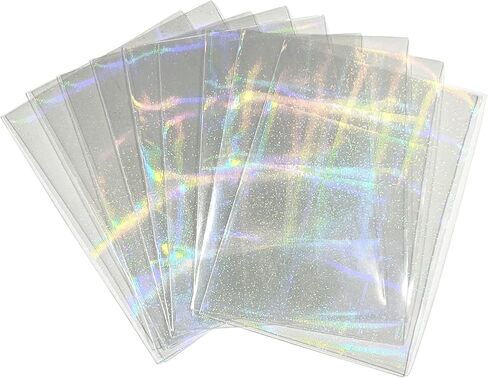 100 قطعة من حافظة بطاقات التحميل العلوية للبطاقات الرياضية الواقية من بيني لحماية جيب بطاقة التداول (65 × 90 مم، نقاط) in Kuwait