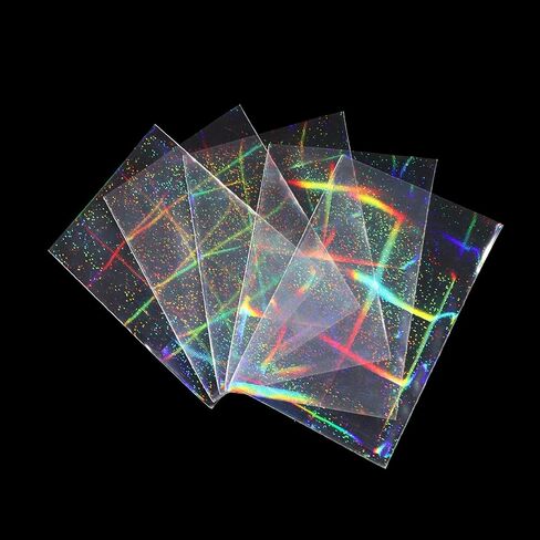 100 قطعة من حافظة بطاقات التحميل العلوية للبطاقات الرياضية الواقية من بيني لحماية جيب بطاقة التداول (65 × 90 مم، نقاط) in Kuwait