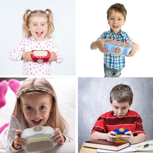 ألعاب لعبة Infowush Pop Fidgets، لعبة محمولة للأطفال من سن 6 إلى 8 سنوات، لعبة دفع سريعة، لعبة فقاعات الضغط المضيئة، هدايا عيد ميلاد للأولاد والبنات والمراهقين باللون الأزرق in Saudi Arabia