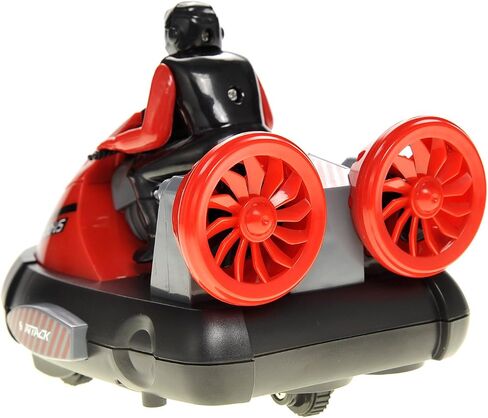 PowerTRC Remote Control Bumper Cars for Kids, RC Stunt Battle Race Cars for Boys, 2 Sets Players with Ejecting Drivers, Crash Sound Effects, Christmas Birthday Gift in Saudi Arabia