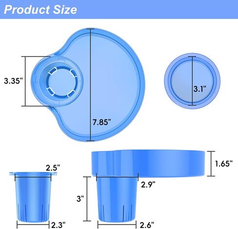 OMYPOTT Travel Tray for Kids: Kids Car Seat Tray with Cup Holder, Toddlers Road Trip Essential, Travel Snacks Food Plate for Stroller, Boosters, and Anywhere with a Cup Holder -Blue in Saudi Arabia