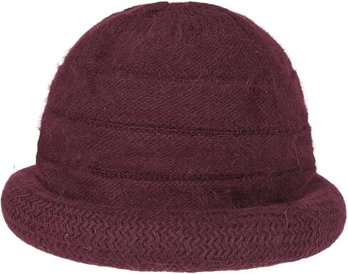 Women Cloche Bucket Bowler Hat 1920s Vintage Church Dress Party Hat Fall Winter Bell Round Cap Ladies Floral Fedora Hat in Saudi Arabia
