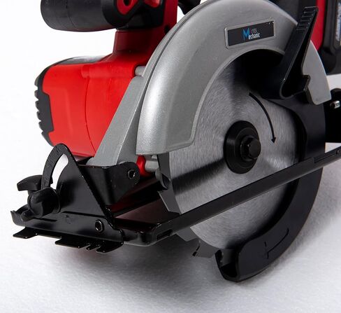 MechanicAnts منشار دائري لاسلكي 20 فولت 6-1/2 بوصة مع بطارية 4.0 أمبير وشاحن سريع، 4500 دورة في الدقيقة، محرك بدون فرش، شفرة واحدة in Kuwait