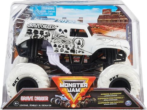 Monster Jam, Official Grave Digger Monster Truck, Collector Die-Cast Vehicle, 1:24 Scale in Kuwait