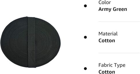 Cotton Twill Tape Herringbone Tape 1 Inch 100 Yards Cotton Twill Ribbon 20 Colors Mixed for Sewing Binding Gift Wrapping Craft DIY (1 inch(2.5 cm), Mixed Color) in Kuwait