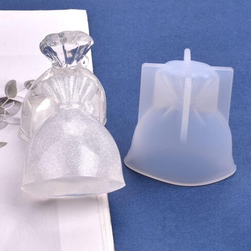 Playing Mold Crafts Molds for Epoxy Resin, 3Pcs 3D Mini Lucky Bag Silicone Epoxy Molds for DIY Resin Casting Desktop Home Decoration Craft Ornaments Lucky Charms Keychain Jewelry Car Pendant Making in Kuwait