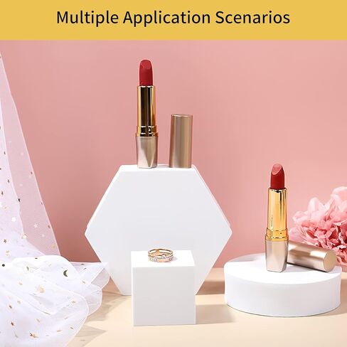 6 عبوات من مكعبات دعائم التصوير الفوتوغرافي للمنتج، مكعبات إسفنجية بيضاء صلبة بأشكال هندسية مكعبة للمجوهرات والمكياج والإكسسوارات والنمذجة والديكور in Kuwait